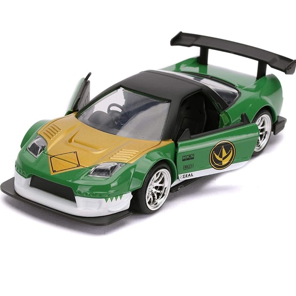 Green Ranger Power Rangers 2002 Honda NSX Type-R Japan Spec 1/32 Diecast Model - Picture 3 of 6